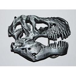 Dinosaur Skull Metal Belt Buckle T-Rex Tyrannosaurus for Fossil Lover!! #417 4o