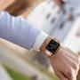 T-ENGINE Metal Band Compatible with Apple Watch SE Series 6 5 4 3 2/1, Upgraded Ultra Thin Band for 38mm 40mm Rose Gold