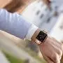 T-ENGINE Metal Band Compatible with Apple Watch SE Series 6 5 4 3 2/1, Upgraded Ultra Thin Band for 38mm 40mm Rose Gold