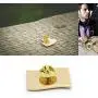 100 Pairs Gold Butterfly Clutch, STARVAST Metal Tie Tacks Pin Backs Replacement with 10mm Blank Pins for Brooch, Badge, Insignia, Service Bars, Name Tags, Toy Pins and Jewelry Making