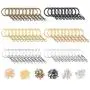 Gukasxi 240 Pieces Split Key Ring with Chain Set, 60Pcs Metal Flat Keychain Rings 1 Inch with Open Jump Rings and 180pcs Screw Eye Pins Bulk, 6 Colors, for Resin Jewelry Making DIY Crafts Gukasxi 240 Pieces Split Key Ring with Chain Set, 60Pcs Metal Flat Keychain Rings 1 Inch with Open Jump Rings and 180pcs Screw Eye Pins Bulk, 6 Colors, for Resin Jewelry Making DIY Crafts