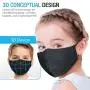 Maxboost Fabric Kid Face Mask - Pack of 3 (Kid Size) 2 Soft Layer, Reusable, Washable Cover - Black Maxboost Fabric Kid Face Mask - Pack of 3 (Kid Size) 2 Soft Layer, Reusable, Washable Cover - Black