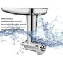 Stainless Steel Food Grinder Accessories for KitchenAid Stand Mixers Including Sausage Stuffer, Stainless Steel,Dishwasher Safe