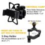 IPOW Metal Bike & Motorcycle Cell Phone Mount, with Unbreakable Metal Handlebar Holder for Bicycle, Motorbike, ATV. Fits iPhone, Samsung or Any Smartphone/GPS