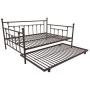 DHP Manila Metal Full Size Daybed and Twin Size Trundle (Bronze)