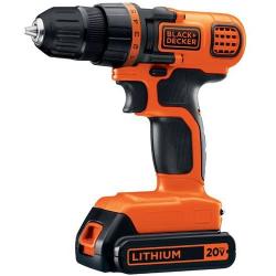 BLACK+DECKER 20V MAX Cordless Drill / Driver, 3/8-Inch (LDX120C)