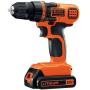 BLACK+DECKER 20V MAX Cordless Drill / Driver, 3/8-Inch (LDX120C)