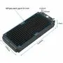 FITNATE 12 Pipe Aluminum Heat Exchanger Radiator for PC CPU CO2 Laser Water Cool System Computer R240, 10.62Inch