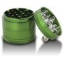 DCOU Hand Cranked Premium Grinder Unbreakable Aluminum Grinder for Herb and Spice 4 Parts 2.2 Inch