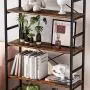 CosyStar 6-Tier Adjustable Tall Bookcase, Rustic Wood and Metal Standing Bookshelf, Industrial Vintage Book Shelf Unit, Open Back Modern Office Bookcases CosyStar 6-Tier Adjustable Tall Bookcase, Rustic Wood and Metal Standing Bookshelf, Industrial Vintage Book Shelf Unit, Open Back Modern Office Bookcases