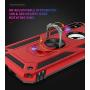 Military Grade Drop Impact for iPhone Xs Case iPhone X Case 360 Metal Rotating Ring Kickstand Holder Built-in Magnetic Car Mount Shockproof Cover for iPhone Xs X Protection Case (Black)