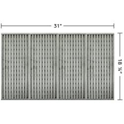 Stamped Stainless Steel Cooking Grid Replacement for Select Charbroil Gas Grill Models, Set of 4