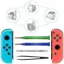 Joy-con Replacement Latches For Nintendo Switch, Yoelike Metal Lock Buckles Repair Tools Kit for Nintendo Switch NS Joy Con with Screwdrivers (silver) Joy-con Replacement Latches For Nintendo Switch, Yoelike Metal Lock Buckles Repair Tools Kit for Nintendo Switch NS Joy Con with Screwdrivers (silver)