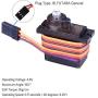 4Pcs MG90S 9g Servo Motor Micro Metal Gear for Robot Car Plane RC Helicopter Arduino