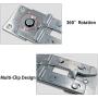 HOWDIA 2 Pack Sofa Snap Sectional Couch Connector Screws