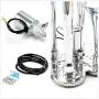 Viping car Horn Silver Four Double Row Horn 12V 170DB Loudspeaker Solenoid Valve Waterproof Pipe Electric The electromagnetic Valve Metal for car Every Vehicle Vans Truck Trains Boats with Large
