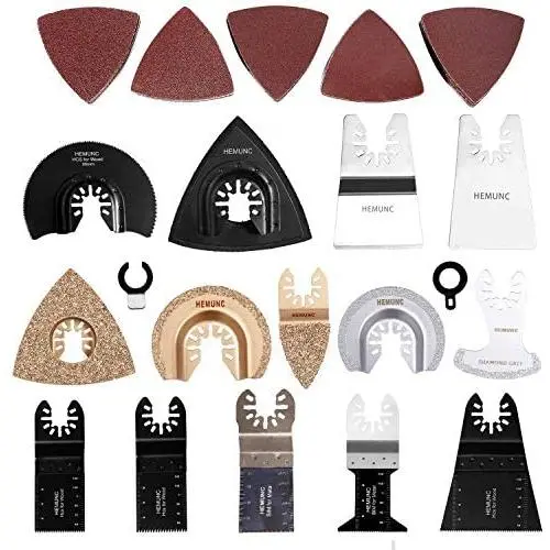 Oscillating Tool Blades, HEMUNC Oscillating Multitool Saw Blades Accessories Kit 64pcs for Dewalt, Fein Multimaster, Bosch, Dremel, Makita, Milwaukee, Rockwell, Ryobi, Craftsman, Ridgid Oscillating Tool Blades, HEMUNC Oscillating Multitool Saw Blades Accessories Kit 64pcs for Dewalt, Fein Multimaster, Bosch, Dremel, Makita, Milwaukee, Rockwell, Ryobi, Craftsman, Ridgid
