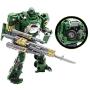 LIWEI Deformation Robot Alloy Hound J8012 Metal Part Toys Deformation Robot Bee Boy Millitary Toys for Children Gifts Action Figure