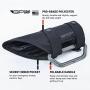 GPCA Metal Grab Handle- GP-Grip LITE for Wrangler JL JT JK Sport Sahara Freedom Rubicon 4DR 2DR 2007-2021 with 3'' roll bar. Universal to Driver/ passengers Sides, Patented (Single, Metallic)