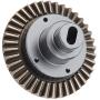 VGEBY RC Connect Box Gear, Durable Metal 1:10 Scale Remote Control Crawler Car Connect Box 38T Main Gear RC Spare Parts Accessory Fit for HSP 94180 1/10 RC Kids Toy Car (Titanium)