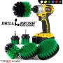 Cleaning Supplies - Kitchen Accessories - The Ultimate Kitchen Drill Brush Attachment Kit - Crock Pot - Cast Iron Skillet - Countertops - Cooktop - Oven - Sink - Backsplash - Trash Can - Flooring