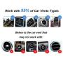 GearLiv Car Air Vent Phone Holder with 360° Rotation Compatible with iPhone X, iPhone 8/8 Plus/6S/6 Plus 5S SE, Samsung Galaxy Note 6/S7, GPS and Other Devices Up to 3.3 Inches Wide - Saturn (Black)