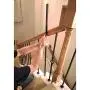 Stair Railing Balusters (Box of 10) Stair Parts 1/2'' Plain Bar Iron Spindle Hollow Square Metal Balusters (Real Satin Black not Matte)