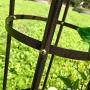 Garden Arch Tredllis for Climbing Plants Rose Thicken Metal Wedding Arches Arbor Ceremony Party Outdoor Floral Decor Bronze