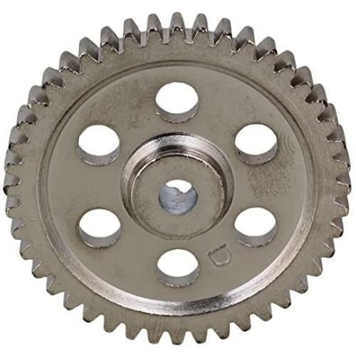 BQLZR 05112 44T Silver Steel Metal 44 Teeth Speed Drive Diff. Main Gear for HSP RC 1:10 Car