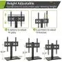 AM alphamount Universal TV Stand Table Top TV Base for 26-55 Inch LED LCD OLED Flat Screen TVs Max VESA 400x400mm Height Adjustable TV Mount Stand Holds up to 88lbs with Tempered Glass Base APTVS06 AM alphamount Universal TV Stand Table Top TV Base for 26-55 Inch LED LCD OLED Flat Screen TVs Max VESA 400x400mm Height Adjustable TV Mount Stand Holds up to 88lbs with Tempered Glass Base APTVS06