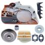 Adefol Chainsaw Brake Clutch Cover 8pcs Kit For Husqvarna 445 450 with .325'' 7T Clutch Drum, Worm Gear, Air Filter, Needle Bearing, Felling Dog, Gasket Replacement Parts for 544097902, 578097901 Adefol Chainsaw Brake Clutch Cover 8pcs Kit For Husqvarna 445 450 with .325'' 7T Clutch Drum, Worm Gear, Air Filter, Needle Bearing, Felling Dog, Gasket Replacement Parts for 544097902, 578097901