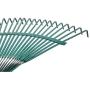 Metal Garden Rake Landscape Cultivator Gardening Tool for Raking Leaves Loosening and Leveling Mulch (1)