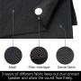 WAYBER Speaker Grill Cloth Stereo Mesh Fabric for Speaker Repair, Black - 55 x 20 in / 140 x 50 cm