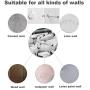 EuTengHao 43Pcs Invisible Nail Screws Wall Hooks No Trace Picture Hangers Traceless Photo Hook Hardwall Drywall Picture Hooks Multi Function Heavy Duty Picture Art Painting Frame Hanger (35Lbs,6Types)