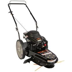 Remington RM1159 159cc 4-Cycle Gas Powered Walk-Behind High-Wheeled String Trimmer - 22-Inch Trimming Mower for Lawn Care, Black