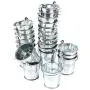 24-Pack Small Metal Buckets - 2-Inch Silver Mini Pails with Handles, for Party Favors, Candy, Votive Candles, Trinkets, Small Plants 24-Pack Small Metal Buckets - 2-Inch Silver Mini Pails with Handles, for Party Favors, Candy, Votive Candles, Trinkets, Small Plants