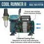 Master Airbrush Cool Runner II Dual Fan Air Compressor Professional Airbrushing System Kit with 3 Airbrushes, Gravity and Siphon Feed - 6 Primary Opaque Colors Acrylic Paint Artist Set - How to Guide