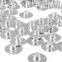 150pcs Metal Candle Wick Sustainer Tabs - Kare & Kind® retail packaging