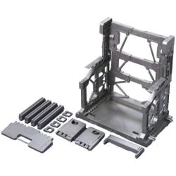 Bandai Hobby System Base 001 Builders Parts 1/144 Action Figure, Gunmetal