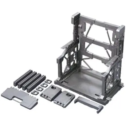 Bandai Hobby System Base 001 Builders Parts 1/144 Action Figure, Gunmetal Bandai Hobby System Base 001 Builders Parts 1/144 Action Figure, Gunmetal