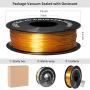 GEEETECH Metal Shine Filament 1.75mm for 3D Printer,Silk 1kg (2.2lbs) Spool Christmas Decorations Print Pla Filament, Metallic Gold GEEETECH Metal Shine Filament 1.75mm for 3D Printer,Silk 1kg (2.2lbs) Spool Christmas Decorations Print Pla Filament, Metallic Gold