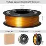 GEEETECH Metal Shine Filament 1.75mm for 3D Printer,Silk 1kg (2.2lbs) Spool Christmas Decorations Print Pla Filament, Metallic Gold GEEETECH Metal Shine Filament 1.75mm for 3D Printer,Silk 1kg (2.2lbs) Spool Christmas Decorations Print Pla Filament, Metallic Gold