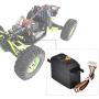 RC Car Servo, Remote Control Car Metal Servo Steering Engine Accessory for Wltoys 12428 12423