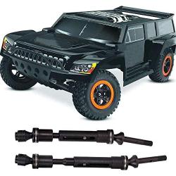 RC Car Drive Shaft, Metal Front Rear Drive Shaft Transmission Shaft Accessory Parts Compatible with Traxxas Slash Huan Qi 727 Truck Car(Front)