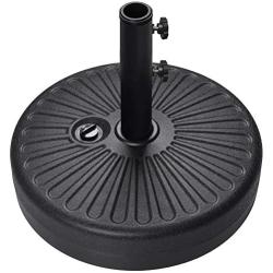 EliteShade Umbrella Base Water Filled Stand Market Patio Outdoor Heavy Duty Umbrella Holder(Black)