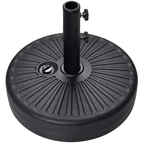 EliteShade Umbrella Base Water Filled Stand Market Patio Outdoor Heavy Duty Umbrella Holder(Black)