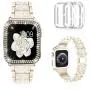 Mosonio Compatible with Apple Watch Band 38mm 40mm 42mm 44mm with Case Women, Jewelry Replacement Metal Wristband Strap with 2 Pack Bling PC Protective Cover for iWatch Series 6/5/4/3/2/1(Champagne) Mosonio Compatible with Apple Watch Band 38mm 40mm 42mm 44mm with Case Women, Jewelry Replacement Metal Wristband Strap with 2 Pack Bling PC Protective Cover for iWatch Series 6/5/4/3/2/1(Champagne)