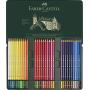 Faber-Castel 110060 Polychromos Colored Pencil Set In Metal Tin, 60 Pieces