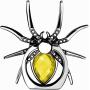 ETRY Christmas Phone Ring Stand Finger Holder, Spider Luxury Diamond, 360 Rotation Metal Ring Grip Animal Emo Hardcore Style - Compatible with All Smartphones and Tables