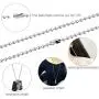 SUMERSHA 24 inches 100pcs Ball Bead Chain 2.4mm Nickel Plated Ball Chain Necklace Bead Adjustable Metal Pull Chain Extension Beaded Chain with 100pcs Extra Matching Connector Jewelry Findings SUMERSHA 24 inches 100pcs Ball Bead Chain 2.4mm Nickel Plated Ball Chain Necklace Bead Adjustable Metal Pull Chain Extension Beaded Chain with 100pcs Extra Matching Connector Jewelry Findings